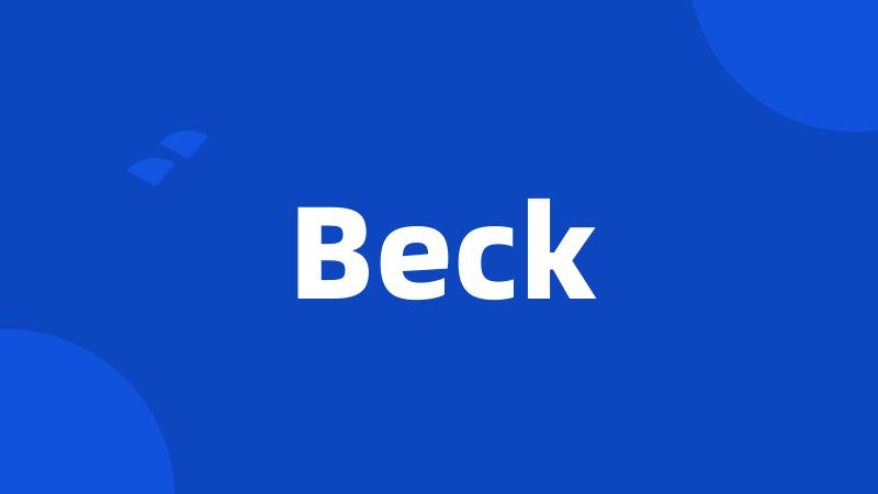 Beck