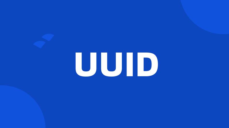 UUID