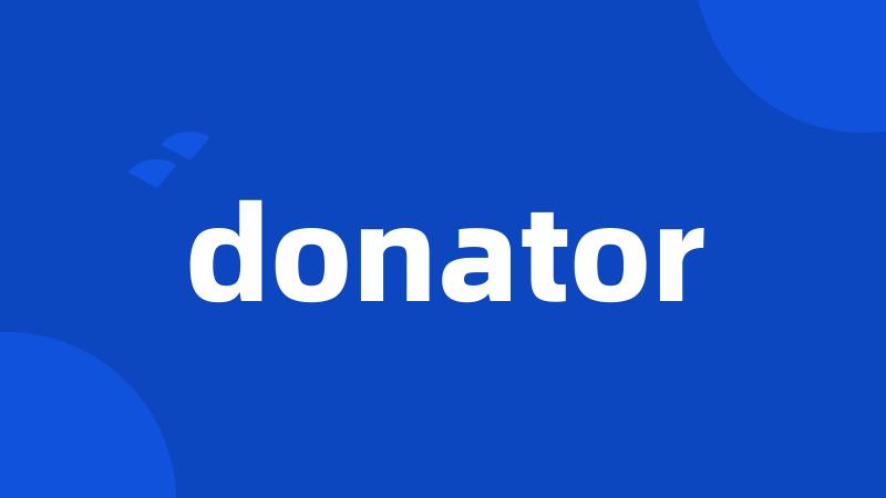 donator