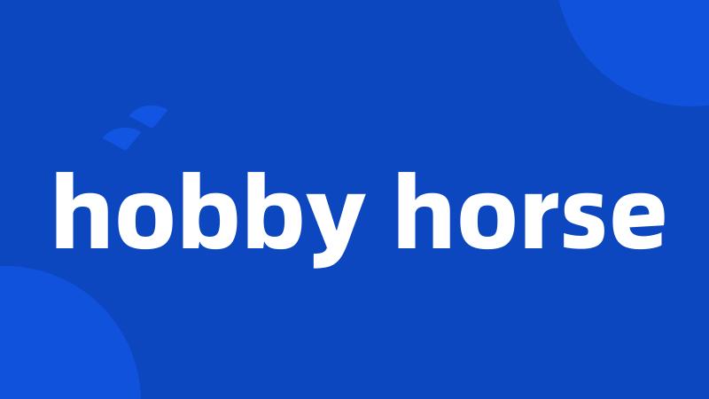 hobby horse