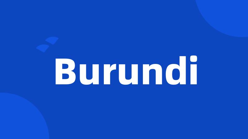 Burundi