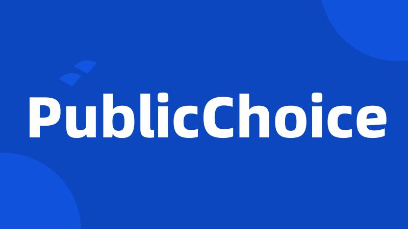 PublicChoice