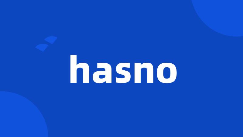 hasno