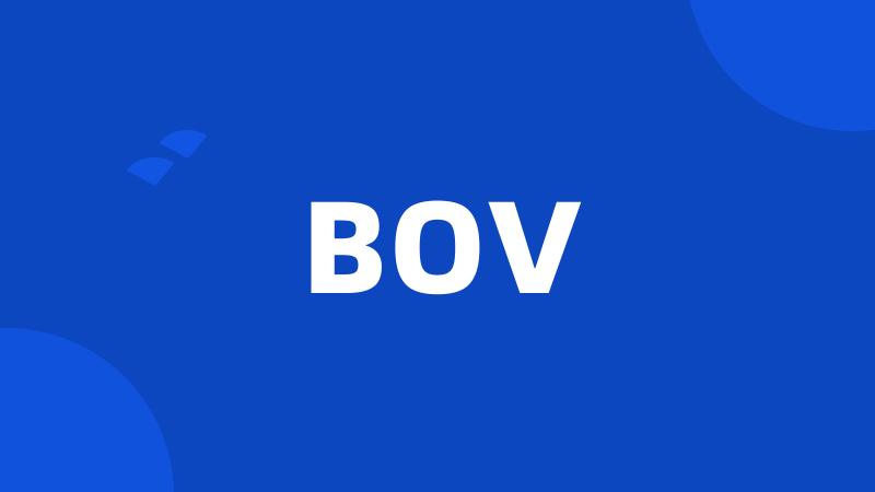 BOV