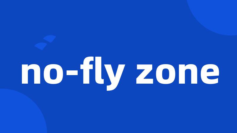 no-fly zone