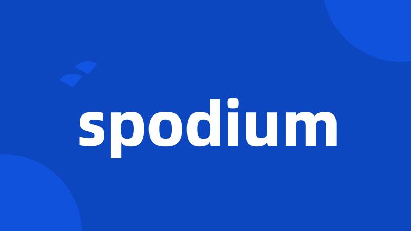 spodium