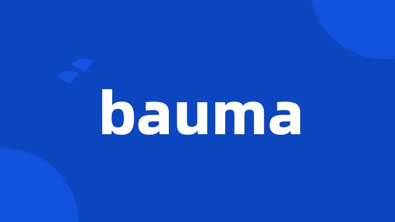 bauma