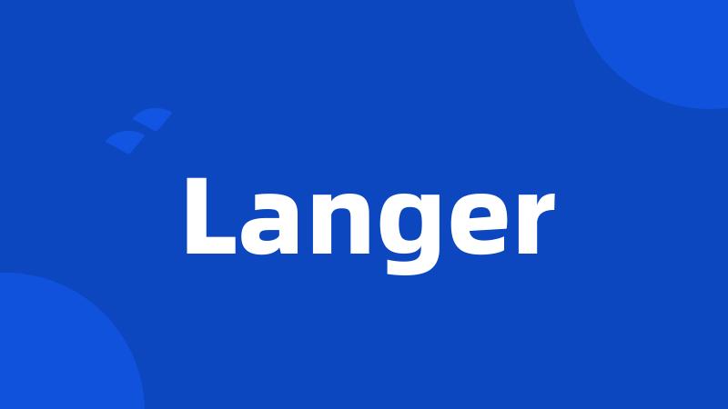 Langer