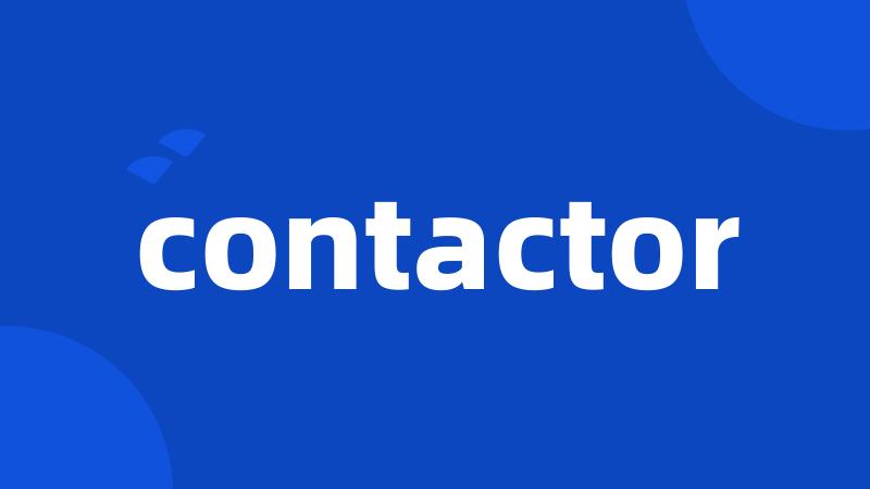 contactor