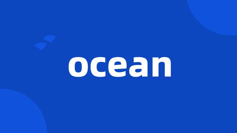 ocean