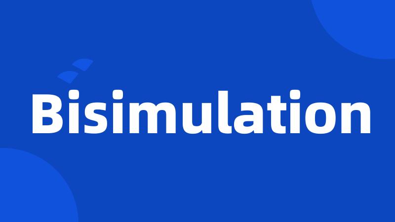 Bisimulation