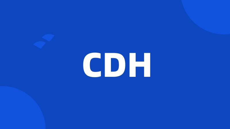 CDH