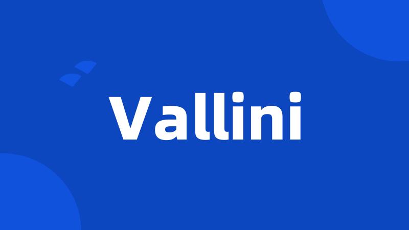 Vallini