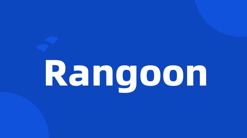 Rangoon