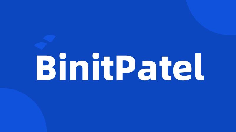 BinitPatel