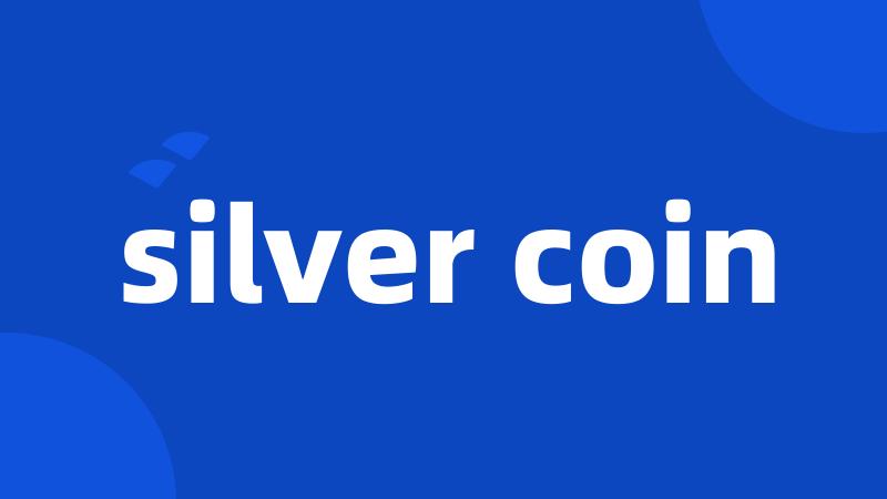 silver coin