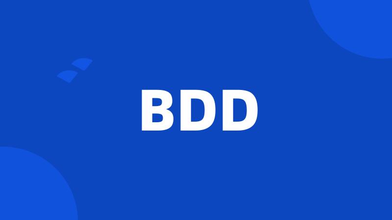 BDD