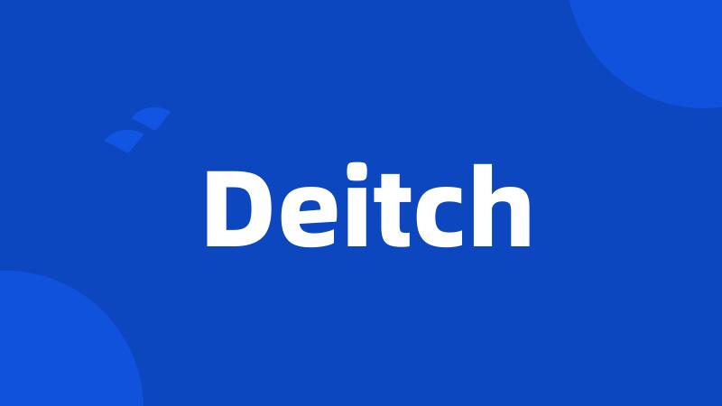 Deitch