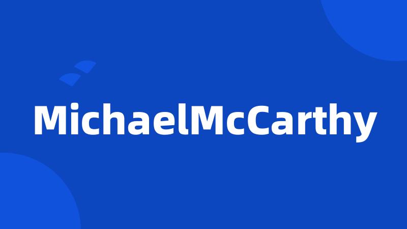 MichaelMcCarthy