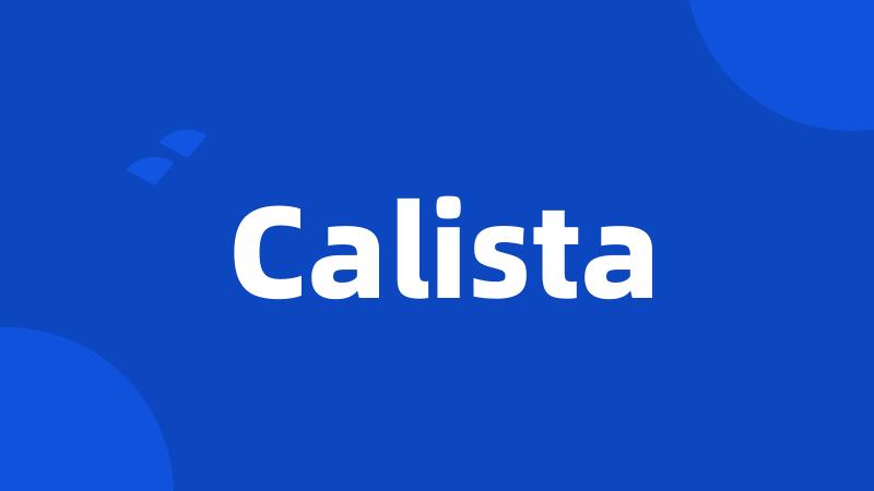 Calista