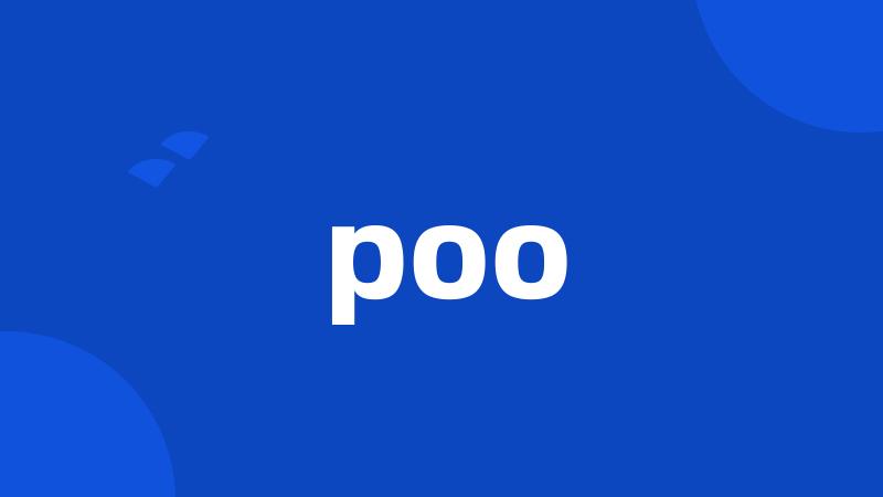 poo