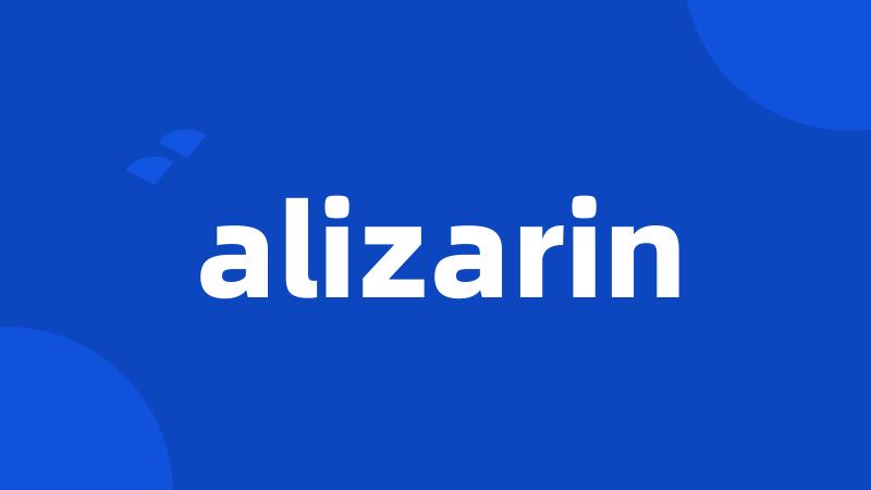 alizarin