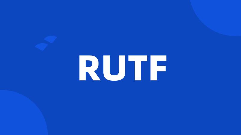 RUTF