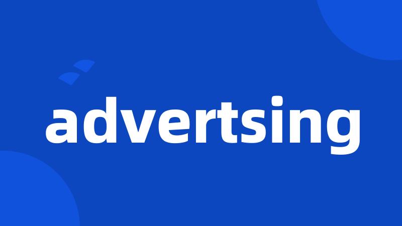 advertsing