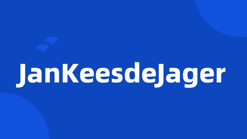 JanKeesdeJager