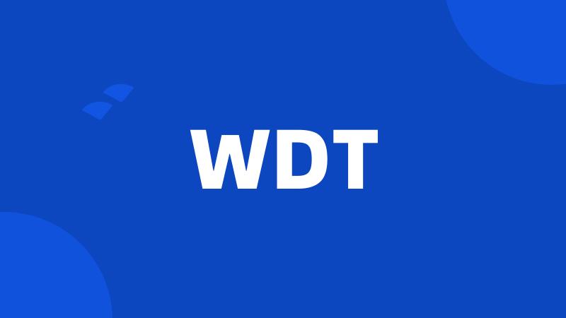 WDT