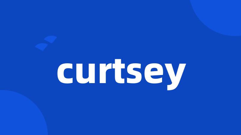 curtsey