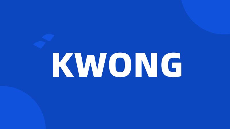KWONG