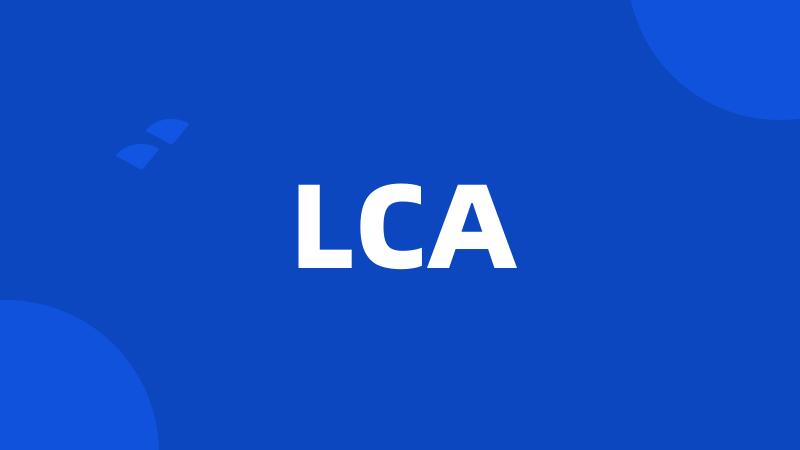 LCA