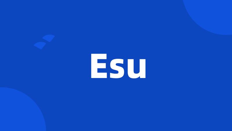 Esu