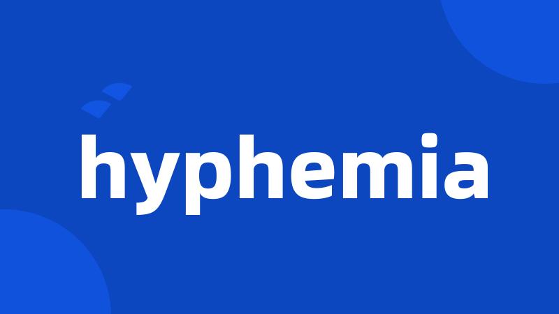 hyphemia