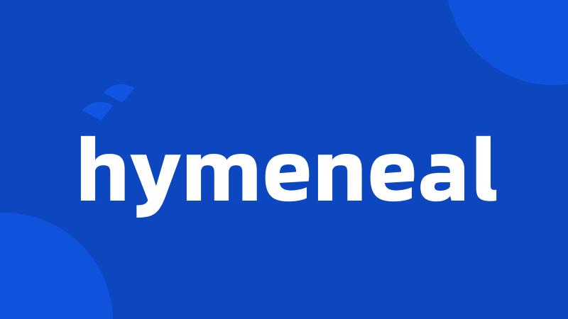 hymeneal