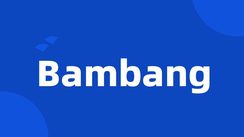 Bambang