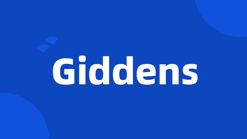 Giddens