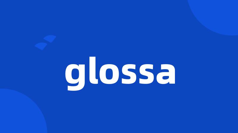 glossa