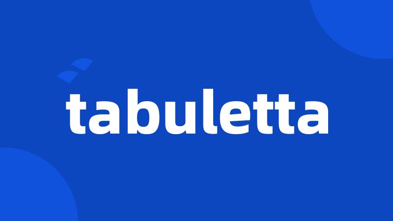 tabuletta