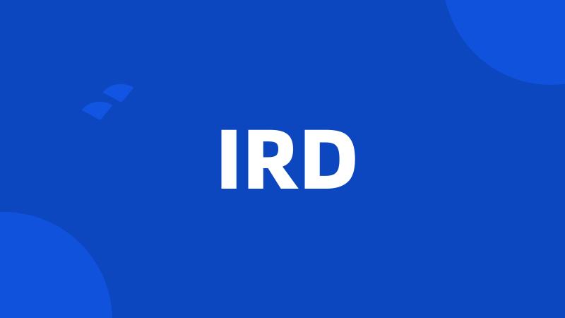 IRD