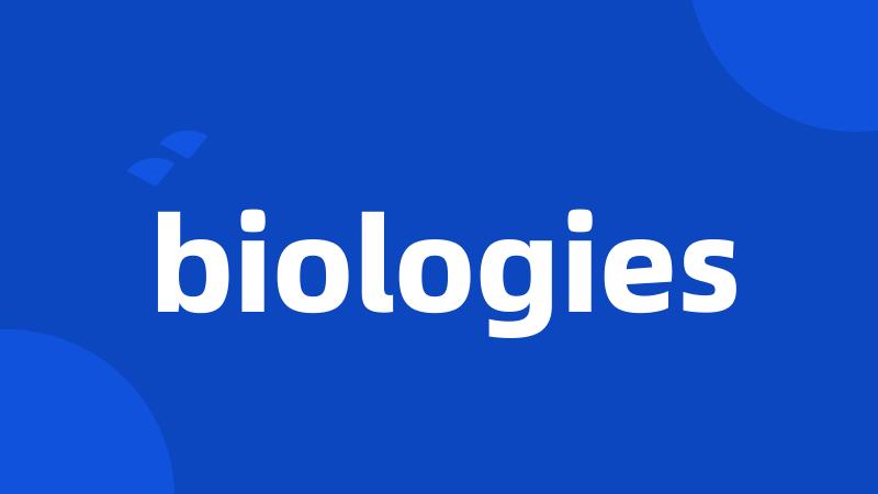 biologies