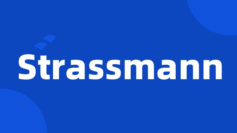 Strassmann