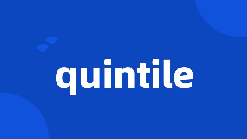 quintile