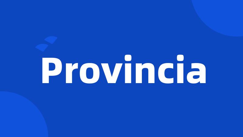 Provincia