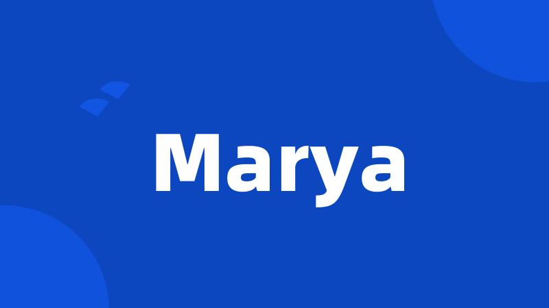 Marya