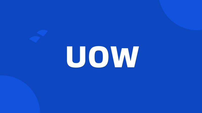 UOW