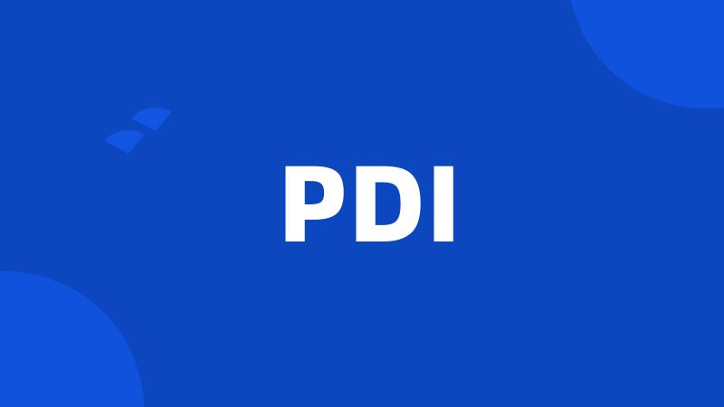 PDI