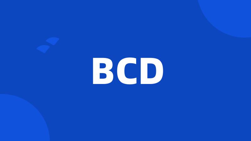 BCD