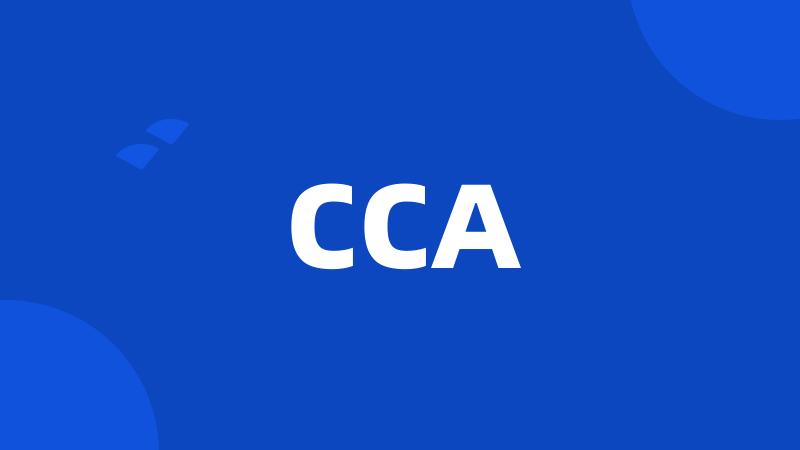 CCA